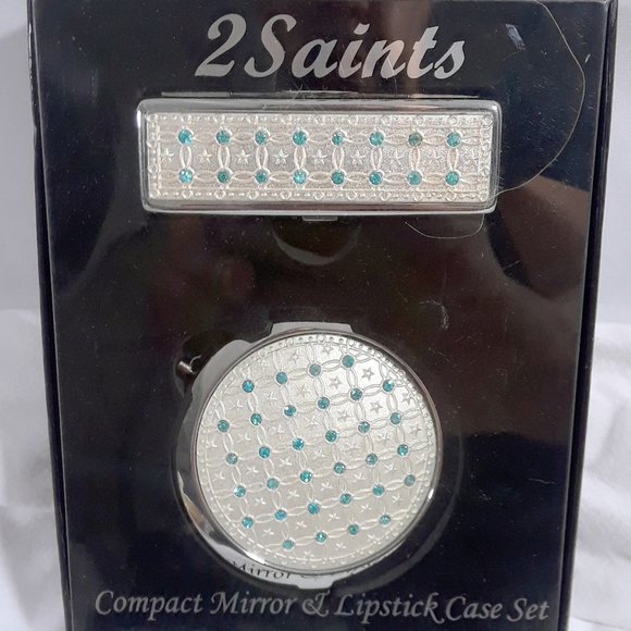 2Saints Accessories - 2Saints Compact Mirror & Lipstick Case Set